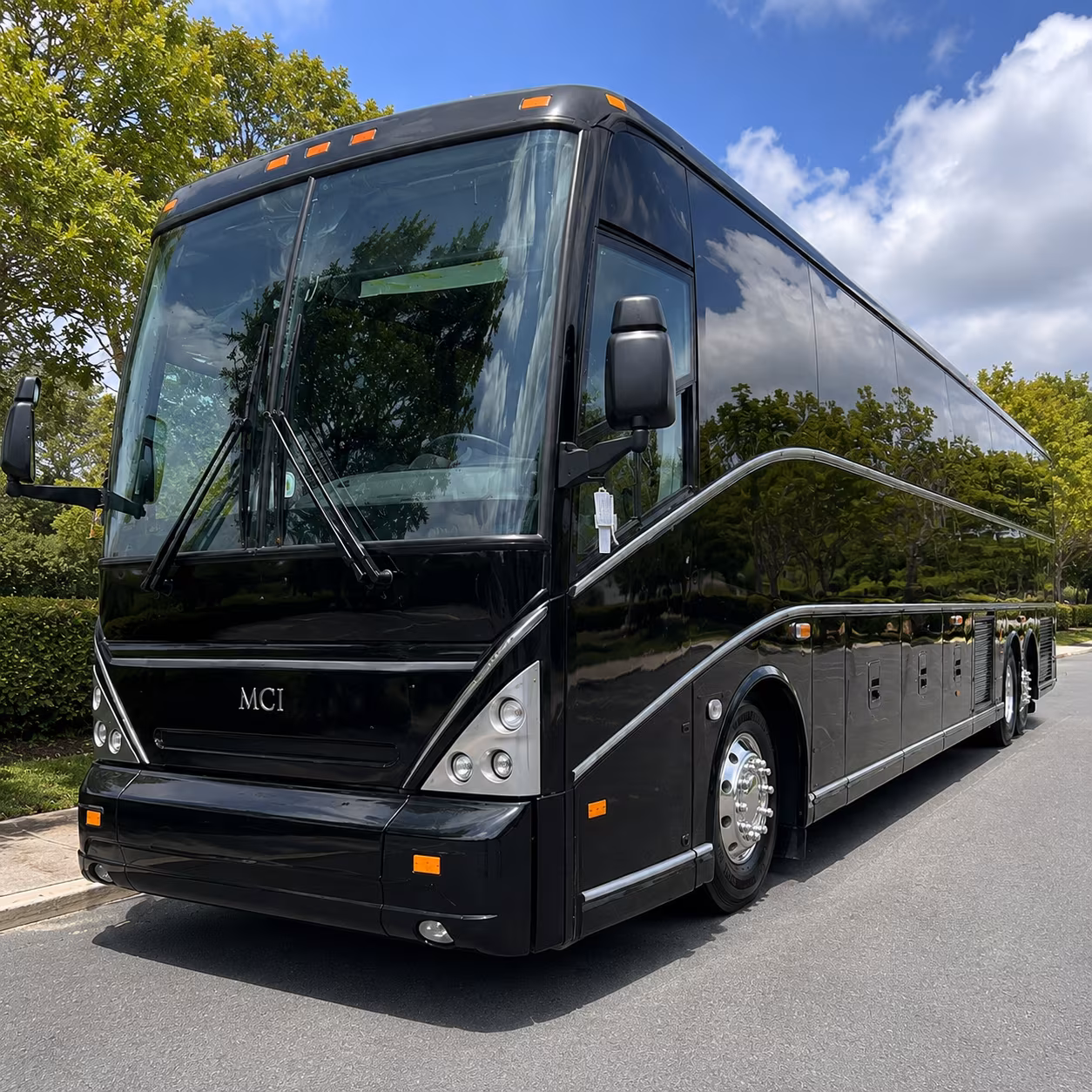 charter buses for large napa high school prom groups