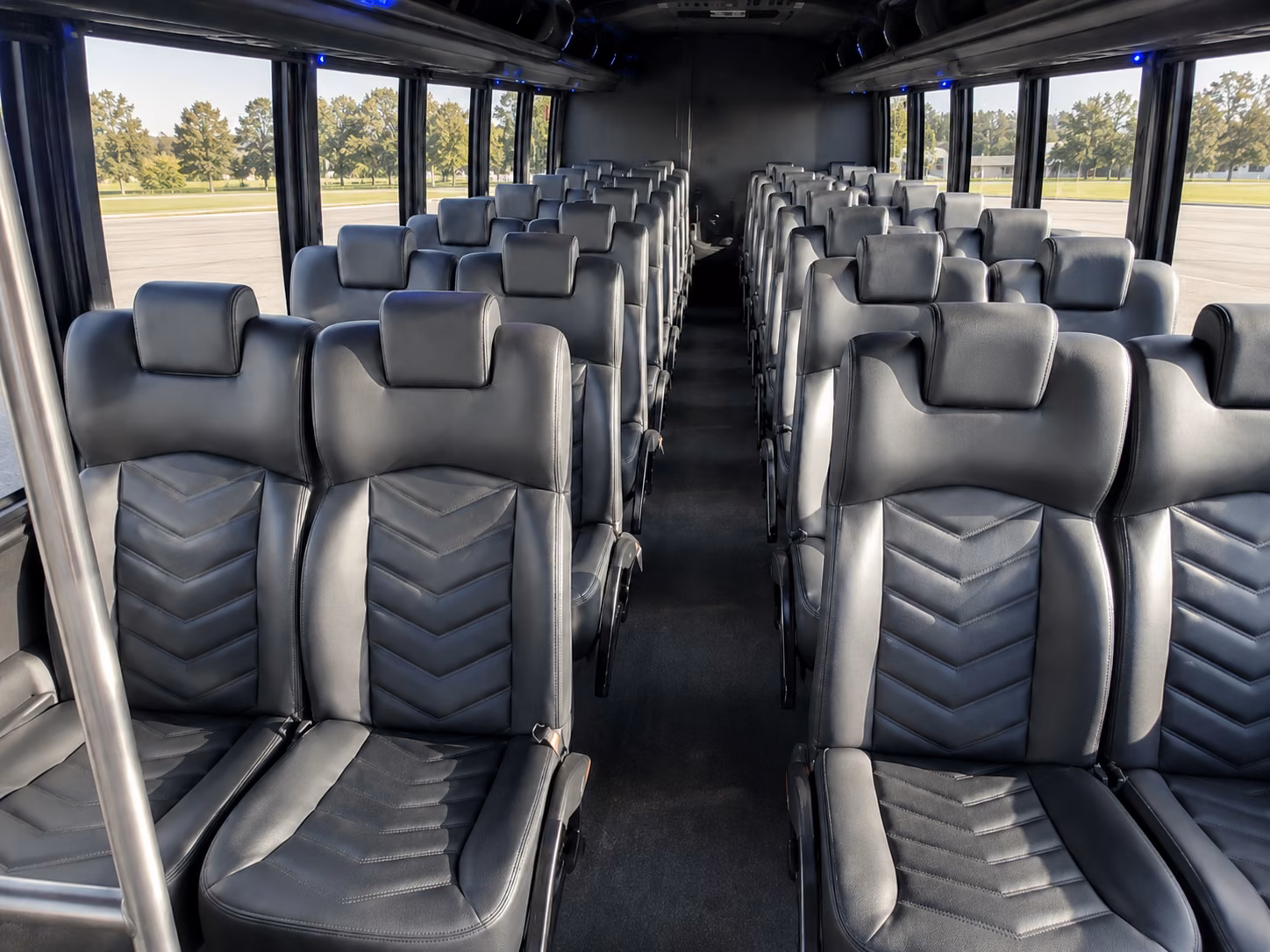 napa 18 passenger minibus inside