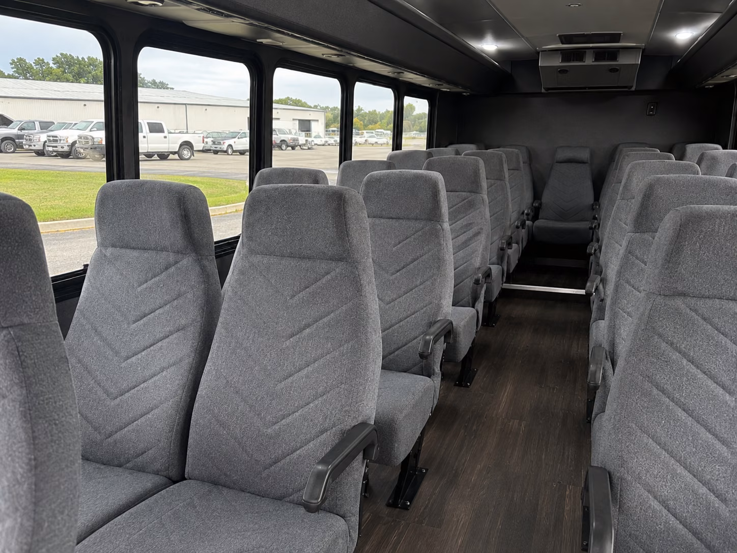 napa 18 passenger minibus interior