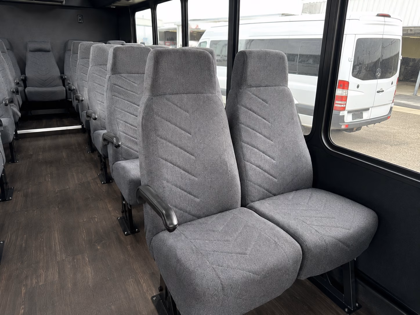 napa 20 passenger minibus interior