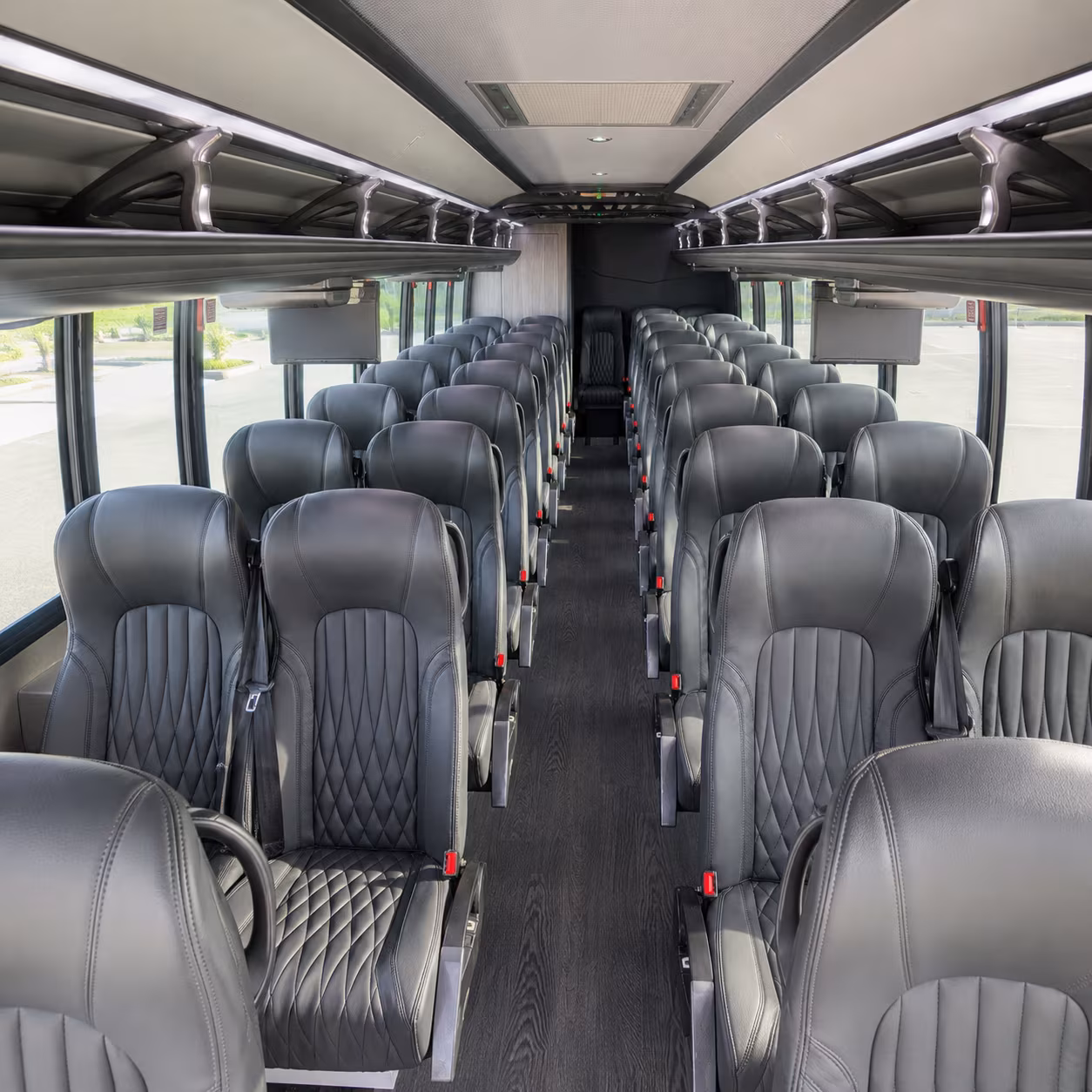 napa 25 passenger minibus inside