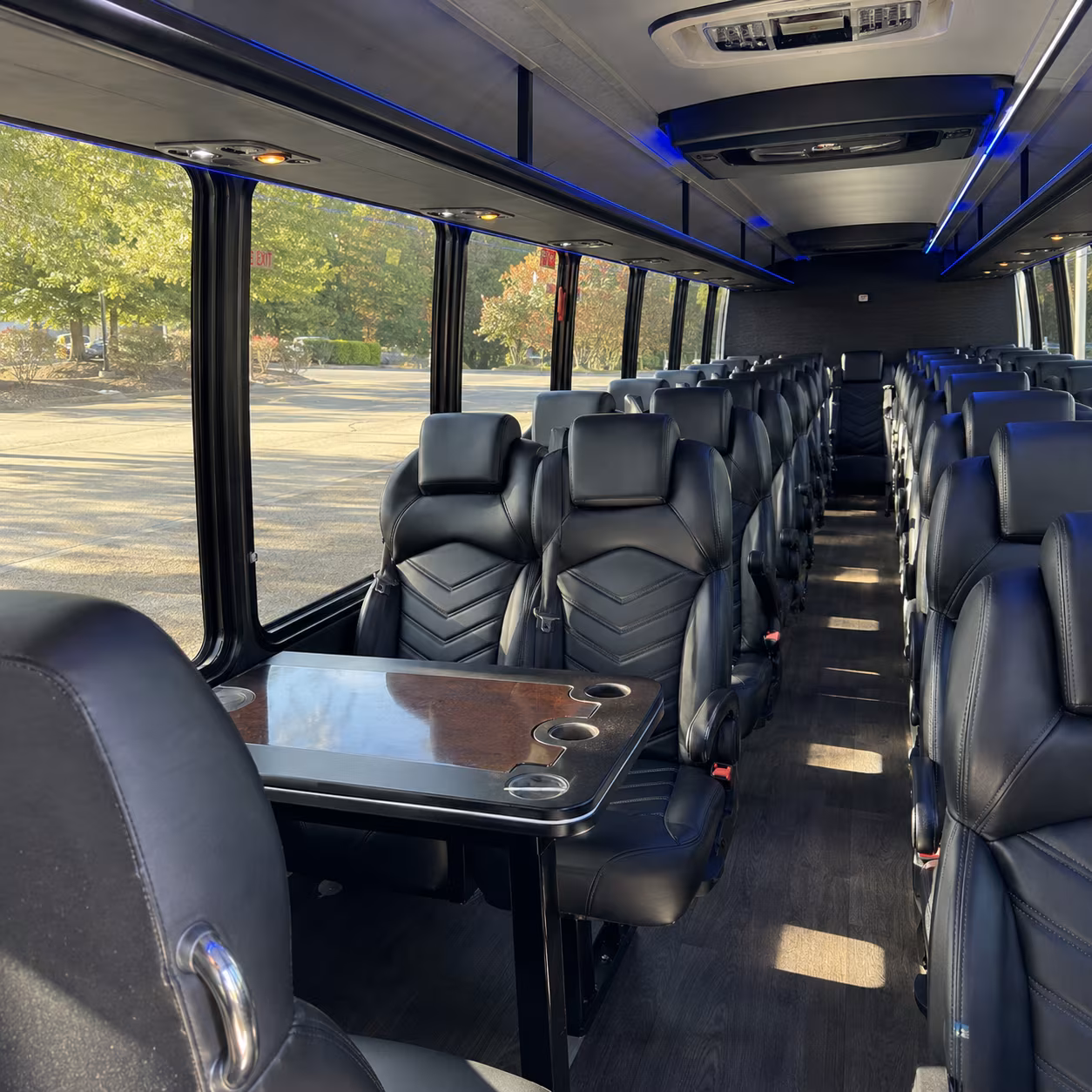 napa 30 passenger minibus interior