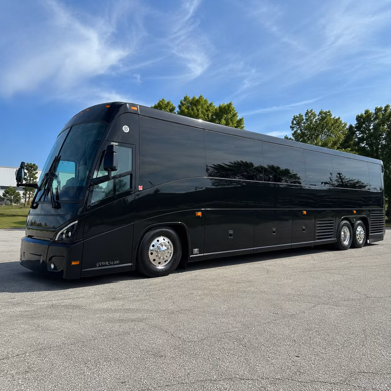 napa 47 passenger charter bus