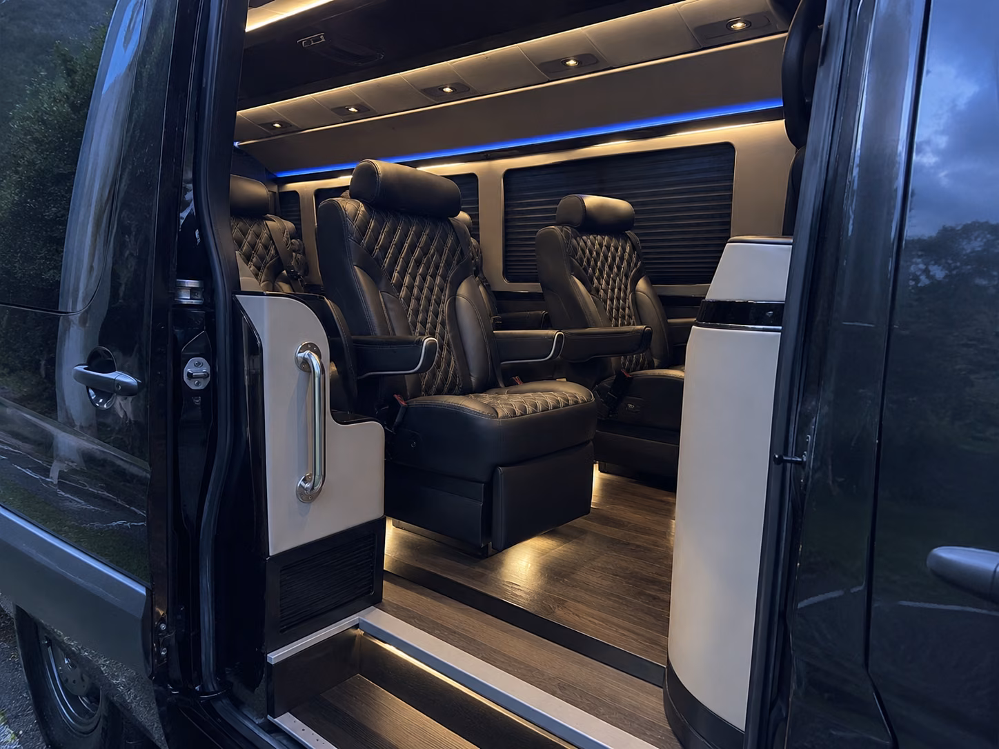 napa airport transportation onboard seating