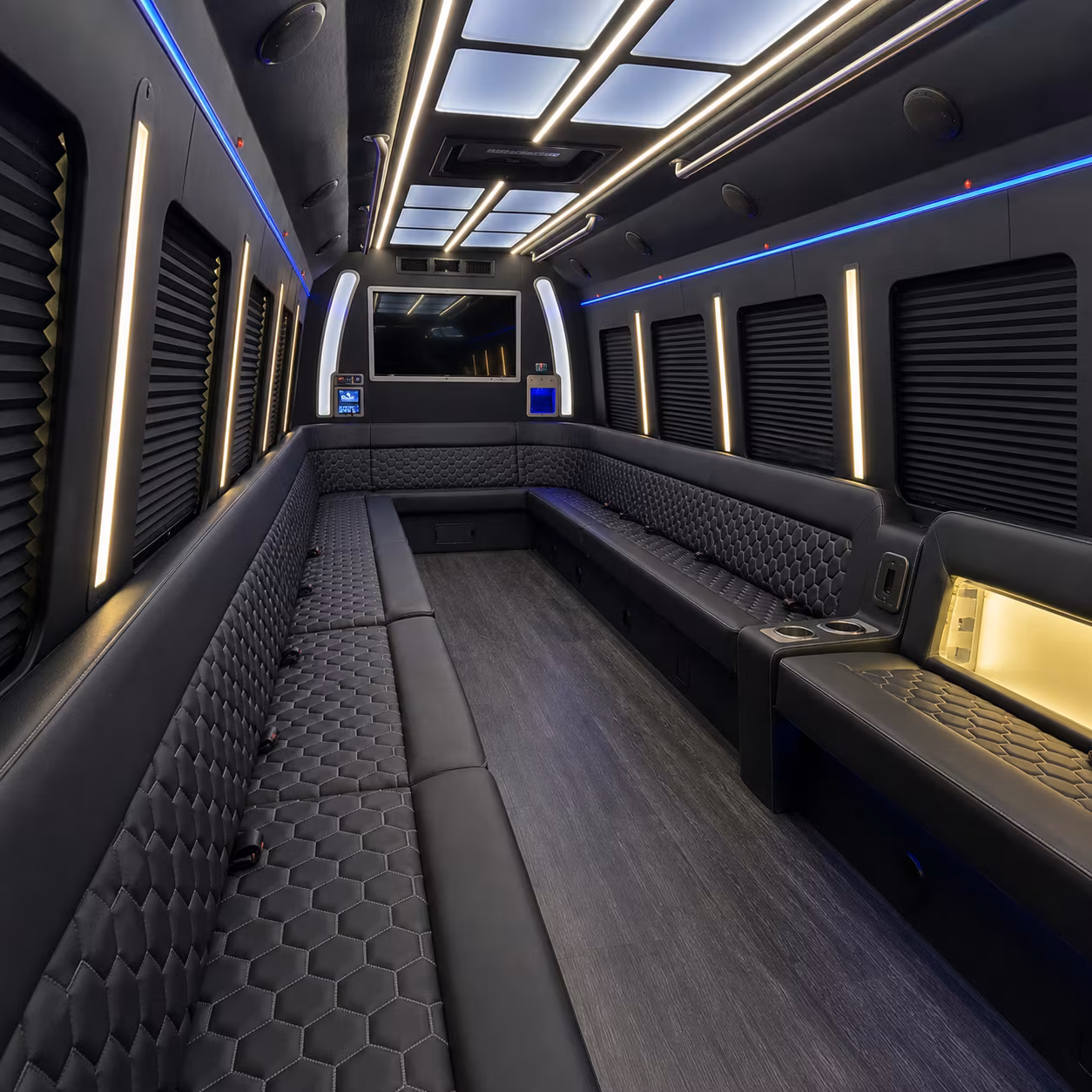 napa party bus inside