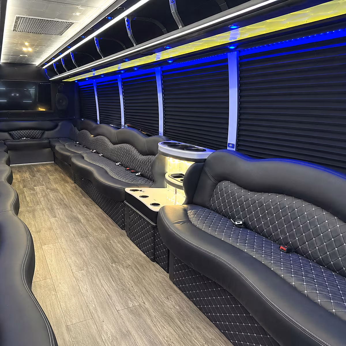 napa party bus interior
